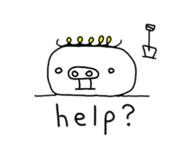 English question sticker #15712630