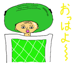 daily life of the positive bald fathers sticker #15713362