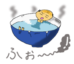 daily life of the positive bald fathers sticker #15713378