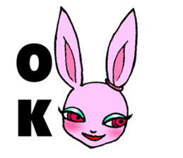 Sexy Cawaii Bunny girl by Mintom sticker #15714215
