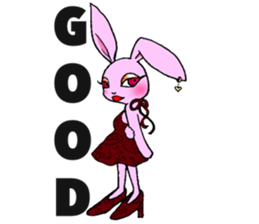 Sexy Cawaii Bunny girl by Mintom sticker #15714216