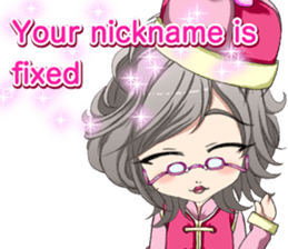 China clothes boy to the cherry English sticker #15714575