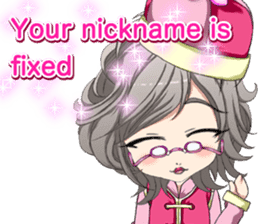 China clothes boy to the cherry English sticker #15714575