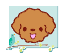 Crayon's toy poodle sticker #15714677