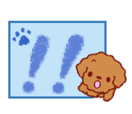 Crayon's toy poodle sticker #15714682