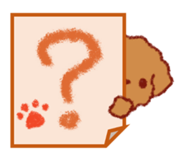 Crayon's toy poodle sticker #15714683
