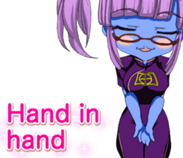 Jiang Shi Girl Sakura Festival English sticker #15715708