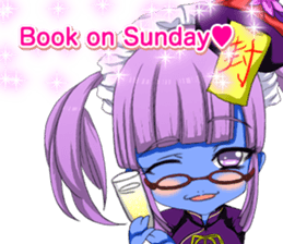 Jiang Shi Girl Sakura Festival English sticker #15715712