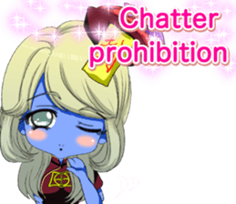 Jiang Shi Girl Sakura Festival English sticker #15715715