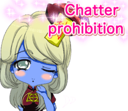 Jiang Shi Girl Sakura Festival English sticker #15715715