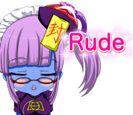 Jiang Shi Girl Sakura Festival English sticker #15715716