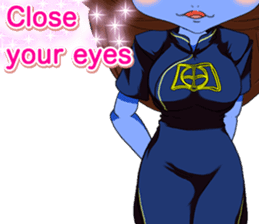 Jiang Shi Girl Sakura Festival English sticker #15715722