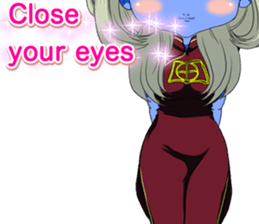 Jiang Shi Girl Sakura Festival English sticker #15715723