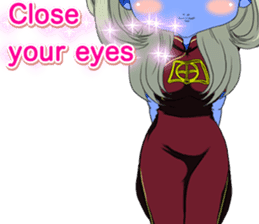 Jiang Shi Girl Sakura Festival English sticker #15715723