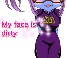 Jiang Shi Girl Sakura Festival English sticker #15715724