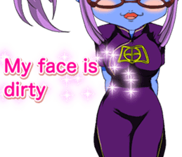 Jiang Shi Girl Sakura Festival English sticker #15715724