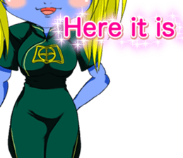 Jiang Shi Girl Sakura Festival English sticker #15715725