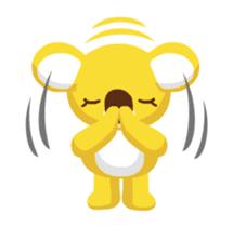 This sweets turns into an animal. sticker #15716016