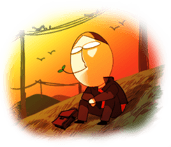 Taminosuke and funny friends sticker #15716838