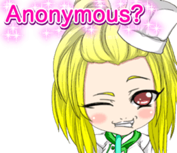 Lovely chefs girl English sticker #15717209