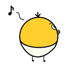 just newborn A pretty cute chickSticker sticker #15717339