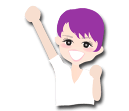 female action stickers sticker #15717602