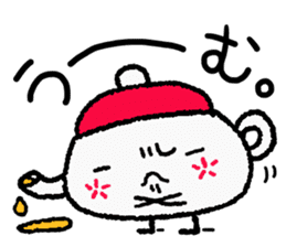 Cute teapot. sticker #15717772