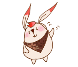 Cherry Blossoms Rabbit sticker #15717866