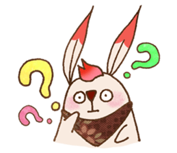 Cherry Blossoms Rabbit sticker #15717868