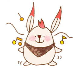 Cherry Blossoms Rabbit sticker #15717869