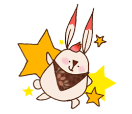 Cherry Blossoms Rabbit sticker #15717870