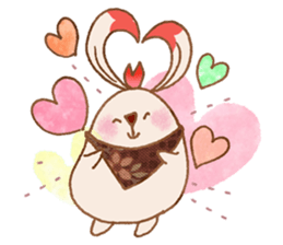 Cherry Blossoms Rabbit sticker #15717871