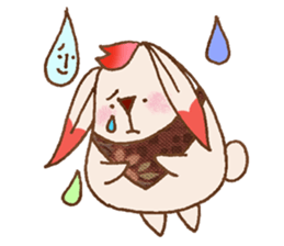 Cherry Blossoms Rabbit sticker #15717872