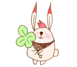 Cherry Blossoms Rabbit sticker #15717879
