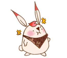 Cherry Blossoms Rabbit sticker #15717882