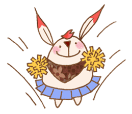Cherry Blossoms Rabbit sticker #15717885
