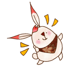 Cherry Blossoms Rabbit sticker #15717886