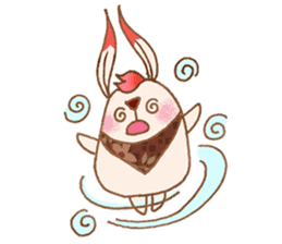Cherry Blossoms Rabbit sticker #15717887