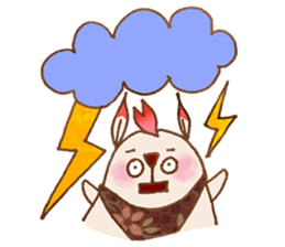 Cherry Blossoms Rabbit sticker #15717889