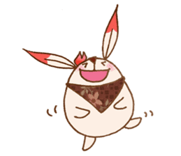 Cherry Blossoms Rabbit sticker #15717890