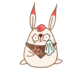 Cherry Blossoms Rabbit sticker #15717891