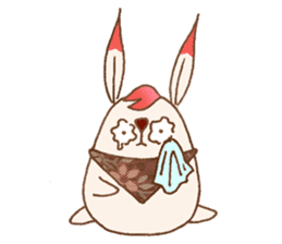 Cherry Blossoms Rabbit sticker #15717891