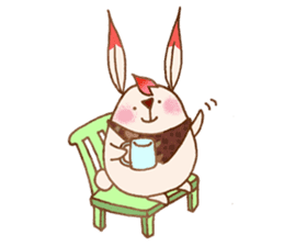 Cherry Blossoms Rabbit sticker #15717894