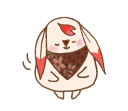 Cherry Blossoms Rabbit sticker #15717895