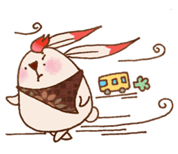 Cherry Blossoms Rabbit sticker #15717896