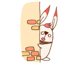 Cherry Blossoms Rabbit sticker #15717902