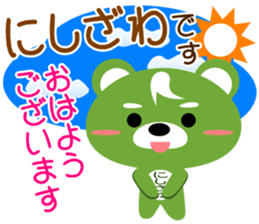 Sticker for "Nishizawa" sticker #15718083