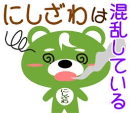 Sticker for "Nishizawa" sticker #15718121