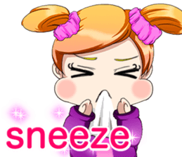 Lovely Hip Hop Baby English sticker #15718723