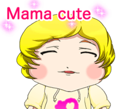 Lovely Hip Hop Baby English sticker #15718724